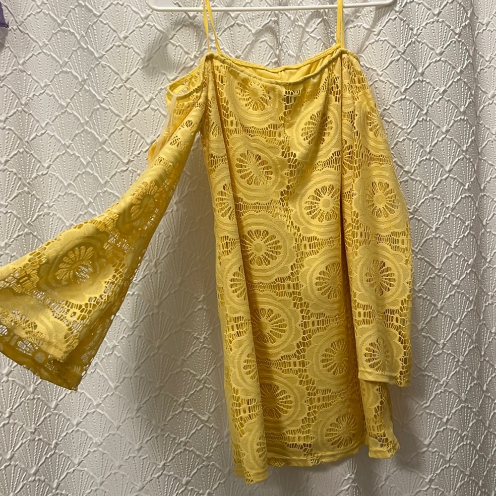Teeze Me flower lace dress